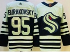 Seattle Kraken #95 Andre Burakovsky Blue 2023 Reverse Jersey