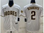 Nike San Diego Padres #2 Xander Bogaerts White Cool Base Jersey