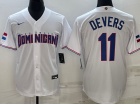 República Dominicana #11 Rafael Devers White Jersey