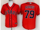 Nike Houston Astros #79 Abreu Orange Cool Base Jersey