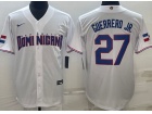 República Dominicana #27 Vladimir Guerrero JR White Jersey