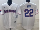 República Dominicana #22 Juan Soto White Jersey