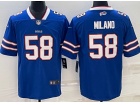 Buffalo Bills #58 Matt Milano Blue Limited Jersey