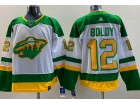 Minnesota Wild #12 Matt Boldy White Retro Jersey