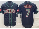 Mexico #7 Julio Urias Black Jersey