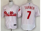 Nike Philadelphia Phillies #7 Trea Turner White Flexbase Jersey