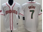 Mexico #7 Julio Urias White Jersey