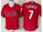 Nike Philadelphia Phillies #7 Trea Turner Red Flexbase Jersey