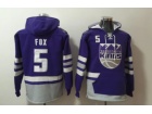 Sacramento Kings #5 De'Aaron Fox Purple Hoodies