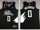 Nike Los Angeles Clippers #0 Russell Westbrook Black 2022-23 Jersey