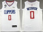 Nike Los Angeles Clippers #0 Russell Westbrook White Jersey