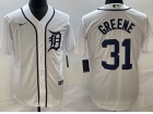 Detroit Tigers #31 Riley Greene White Cool Base Jersey