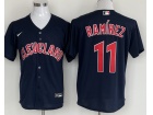 Cleveland Guardians #11 Jose Ramirez Blue Cool Base Jersey