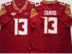 Florida State Seminoles #13 Jordan Travis Red Limited Jersey