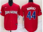 República Dominicana #44 Julio Rodriguez Red Jersey