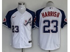 Atlanta Braves #23 Michael Harris II White City Cool Base Jersey