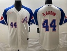 Atlanta Braves #44 Hank Aaron White City Cool Base Jersey