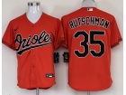 Nike Baltimore Orioles #35 Adley Rutschman Orange Cool Base Jersey