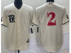 Texas Rangers #2 Marcus Semien Cream City Cool Base Jersey