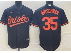 Nike Baltimore Orioles #35 Adley Rutschman Black Cool Base Jersey