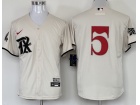 Texas Rangers #5 Corey Seager Cream City Cool Base Jersey