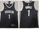 Nike Brooklyn Nets #1 Mikal Bridges Black Jersey