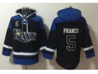 Tampa Bay Rays #5 Wander Franco Blue Hoodies