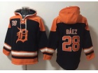 Detroit Tigers #28 Javi Baez Blue Hoodies