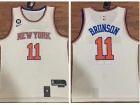 New York Knicks #11 Jalen Brunson White Jersey