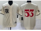 Texas Rangers #53 Adolis García Cream City Cool Base Jersey