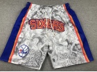 Philadelphia 76ers White Tiger Shorts