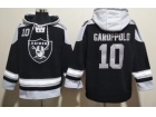 Las Vegas Raiders #10 Jimmy Garoppolo Black Hoodies