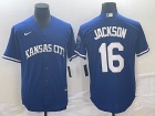 Nike Kansas City Royals #16 Bo Jackson Blue 