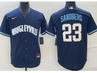 Chicago Cubs #23 Ryne Sandberg Blue City Cool Base Jersey