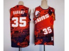 Phoenix Suns #35 Kevin Durant Orange Rabbit Year Throwback Jersey