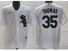 Nike Chicago White Sox #35 Frank Thomas White Cool Base Jersey