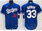 Nike Los Angeles Dodgers #33 James Outman Blue Flexbase Jersey