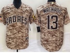 Nike San Diego Padres #13 Manny Machado Camo Cool Base Jersey