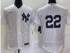 New York Yankees #22  White Flebase Jersey