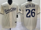 Nike Minnesota Twins #26 Max Keple Cream Cool Base Jersey