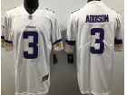 Minnesota Vikings #3 Jordan Addison White Limited Jersey