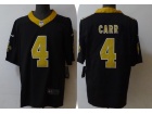 New Orleans Saints #4 Derek Carr Black Limited Jersey