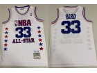 Boston Celtics #33 Larry Bird White All Star Jersey