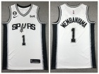 Nike San Antonio Spurs #1 Victor Wembanyama White Jersey