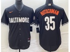 Baltimore Orioles #35 Adley Rutschman Black City Cool Base Jersey