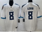 Tennessee Titans #8 Will Levis White Limited Jersey