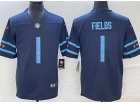 Chicago Bears #1 Justin Fields Blue City Limited Jersey