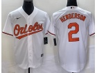 Nike Baltimore Orioles #2 Gunnar Henderson White Cool Base Jersey