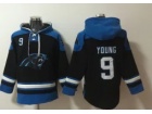 Carolina Panthers #9 Bryce Young Black Hoodies