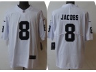 Las Vegas Raiders#8 Josh Jacobs White Limited Jersey